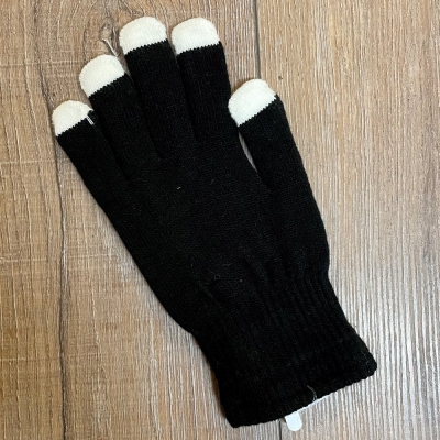 Leuchtartikel - LED Handschuh schwarz 