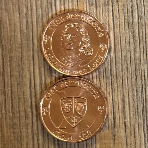 Larp Münze* - Clan der McOnis - Laird Ian - Kupfer* Larp Münze* - Clan der McOnis - Laird Ian - Kupfer*