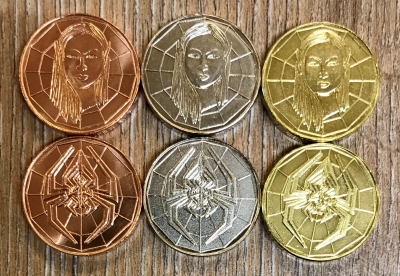 Münzset* für Orgas & Gruppen 23,5mm - Drow Münzen ab 1.000 Stück