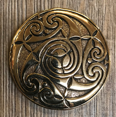 Anhänger - keltisch - Ornament massiv - Bronze