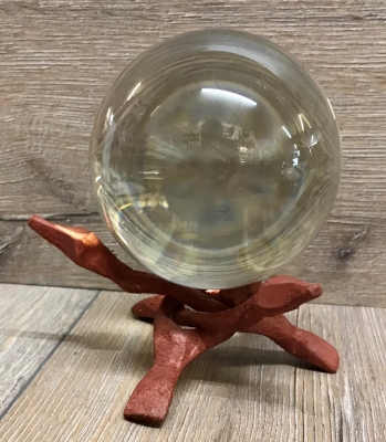 Divination - Glaskugel Ständer Cobra - 15cm - mittel