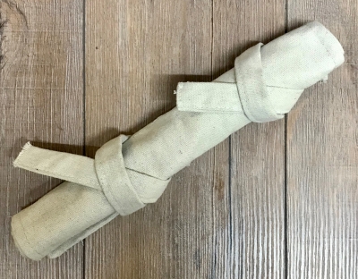 Tasche - Rolltasche für Arzt- & Heilerbesteck - natur