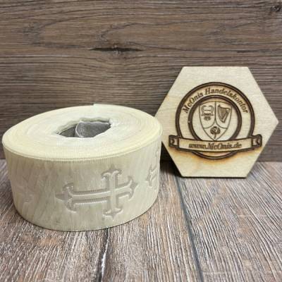 33007-crmslb - Borte Kreuze 1 - 10m - Breite 33mm - Mittelalter LARP Karneval - Ausverkauf