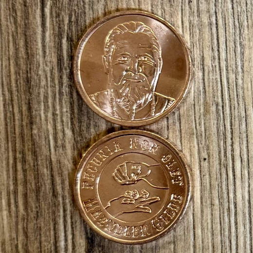 Larp Münze* - Haendler Gilde - Pecunia non olet - Kupfer*