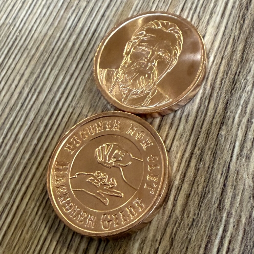 Larp Münze* - Haendler Gilde - Pecunia non olet - Kupfer*