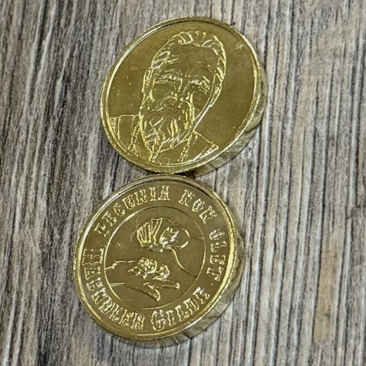 Larp Münze* - Haendler Gilde - Pecunia non olet - Gold*