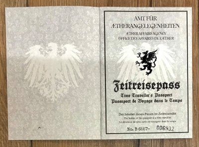 Aetherwelt - Zeitreisepass - Amt für Aetherangelegenheiten