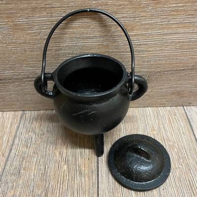 Räucher- Kessel aus Gusseisen - mittel (9cm)