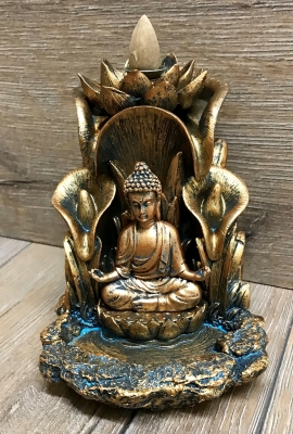 Räucherkerzen - Räucher-Kegelbrenner - Backflow - Buddha & Lotus - Ausverkauf