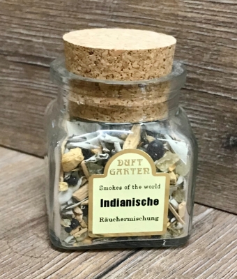 Räucherung - Smokes of the world - Indianisch im Korkenglas - ca. 40g - falsch etikettiert