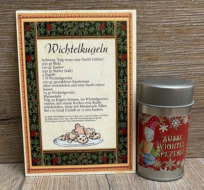 Gewürz - Süße Wichtel-Spezerei inkl. Rezept-Postkarte - ca. 80g