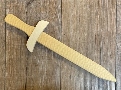 Holz Schwert - Kurzschwert - Fichte unbehandelt - 44cm