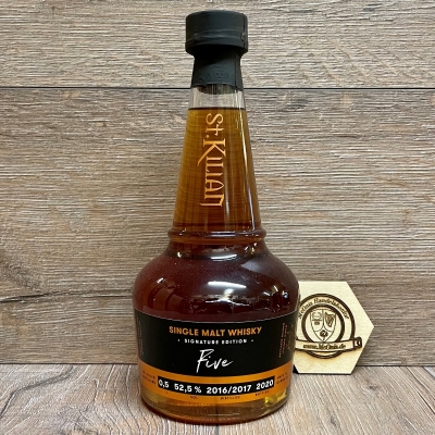 Whisky - St.Kilian - Signature Edition - 05 Five - 52,5% - 0,5l - Gold-Medaille World Spirits Award 2021 - Letzte Flasche, danach vergriffen!