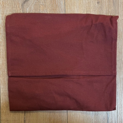 Tasche - Baumwolle - Umhängetasche einfach - bordeaux/ rot