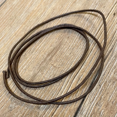 Baumwollband - 1,5mm laufender Meter - braun