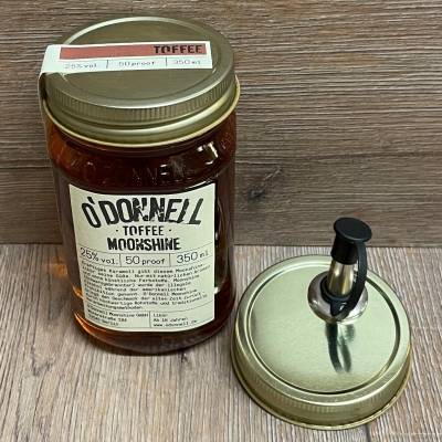 Moonshine O'Donnell - Classic Toffee 25% vol. - 350ml - Likör ohne künstliche Aromen oder Farbstoffe