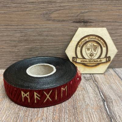 Markierungsband Magie - bordeaux/ gold - 19mm breit - laufender Meter