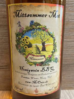Jahreskreis-Met - 06 Mittsommer (Lughnasadh) - 750ml (BBQ-Eichenholz)