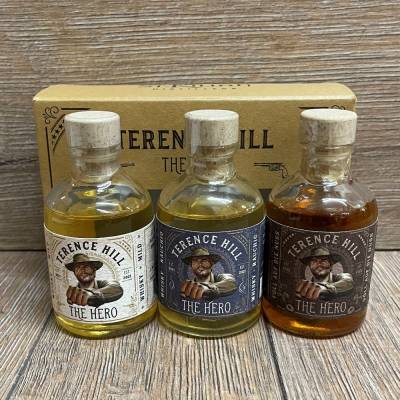 Whisky - St.Kilian - Terence Hill - The Hero Mini Geschenkset - 3x 5cl