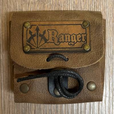 Würfel - Würfelset - Leder-Tasche Ranger/ Waldläufer - 7 Würfel für D&D etc.