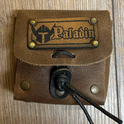 Würfel - Würfelset - Leder-Tasche Paladin - 7 Würfel für D&D etc.