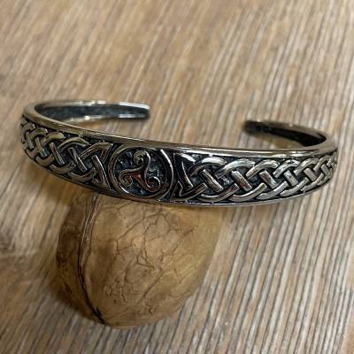Armband - Armreif keltische Triskele - Edelstahl