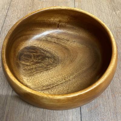 Holz Schale - Akazienholz - 02 L - Schale groß 20cm x 7cm - abgerundet
