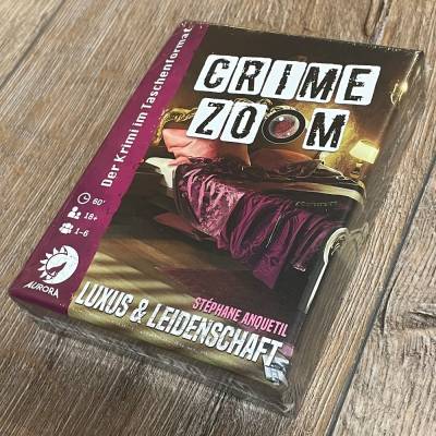 Crime Zoom - 04 Luxus & Leidenschaft - Krimi- und Ermittlungsspiel - FSK 18