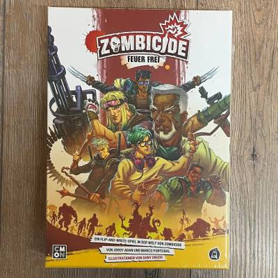 Spiel - Gesellschaftsspiel - Zombicide Feuer frei - kooperatives Flip-and-Write-Spiel für 1 bis 6 Überlebende