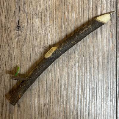 Schreibzeug - Kugelschreiber Holz Ast mit Ästchen - 18-20cm