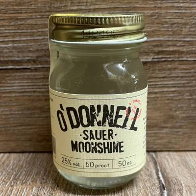 Moonshine ODonnell - Sommer-Sorte Sauer 25% vol. - 050ml - Likör mit natürlichen Aromen & ohne Farbstoffe