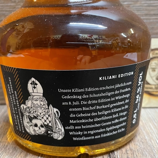 Whisky - St.Kilian - Sonderabfüllung - Kiliani Edition 2023 - BURKARD - 0,5l - 1 Flasche verfügbar