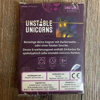 Spiel - Kartenspiel - Unstable Unicorns - Erweiterung - Regenbogen-Apokalypse