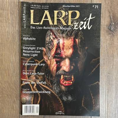 Zeitschrift - LARPzeit Ausgabe 71 - März/ April/ Mai 2021