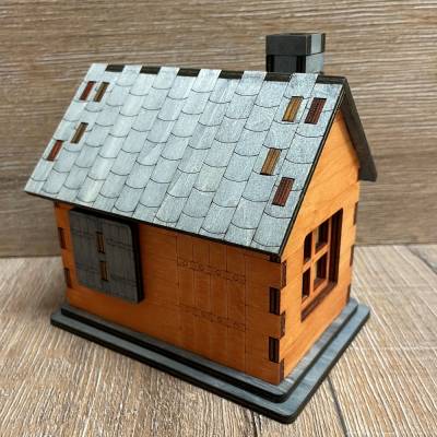 Geduldspiel - Eureka Trickkiste Holz - Cabin in the Woods Escape Box***