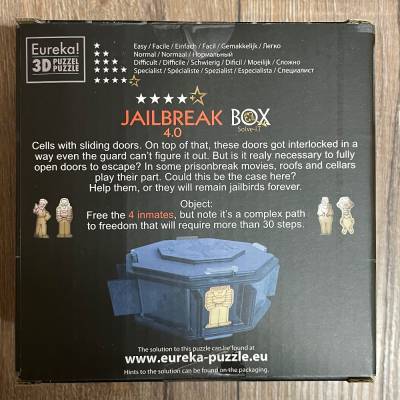 Geduldspiel - Eureka Trickkiste Holz - Jailbreak Escape Box****