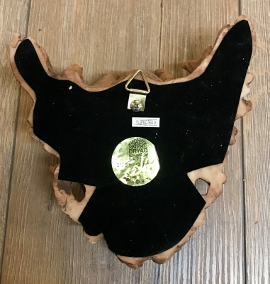 Plaque - Wandtafel - Wandschmuck - Cernunnos - Herr des Waldes klein - Holzfinish