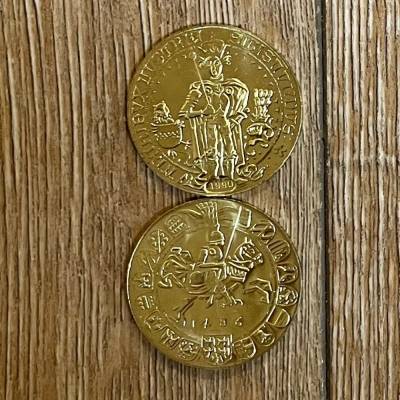 Larp Münze* - Der erste Taler 30mm - Gold*
