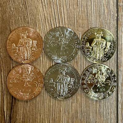 Larp Münze* - Der erste Taler 30mm - Gold*