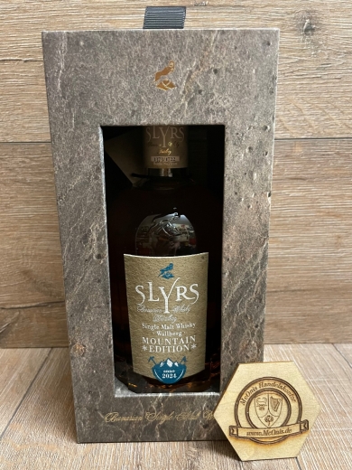 Whisky - Slyrs - MOUNTAIN EDITION 2024 - Wallberg - 5 Jahre Eichenfass - Whisky leicht rauchig - 50,2% - 0,7l - limitiert