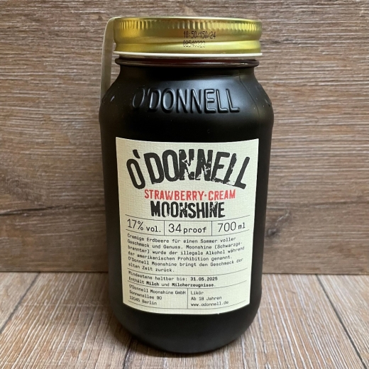 Moonshine ODonnell - Sonderedition Strawwberry Cream 17% vol. - 700ml - MHD 31.05.2025