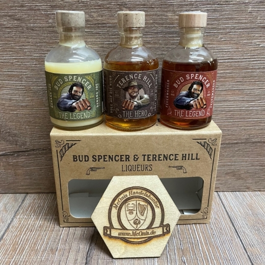 Whisky - St.Kilian - Bud Spencer & Terence Hill Liquerurs/ Liköre - Geschenkset - 3x 5cl