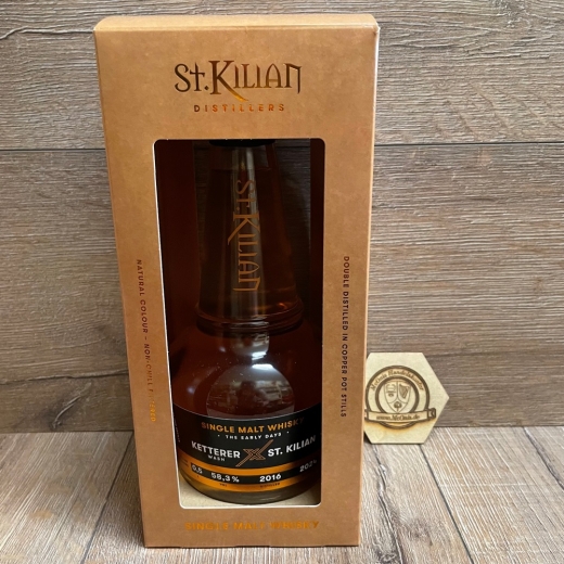 Whisky - St.Kilian - Sonderabfüllung - X Serie 2024 - Ketterer Wash ex Bourbon, ex Sauternes Barrique – 0,5l limitiert auf 1.000 Flaschen
