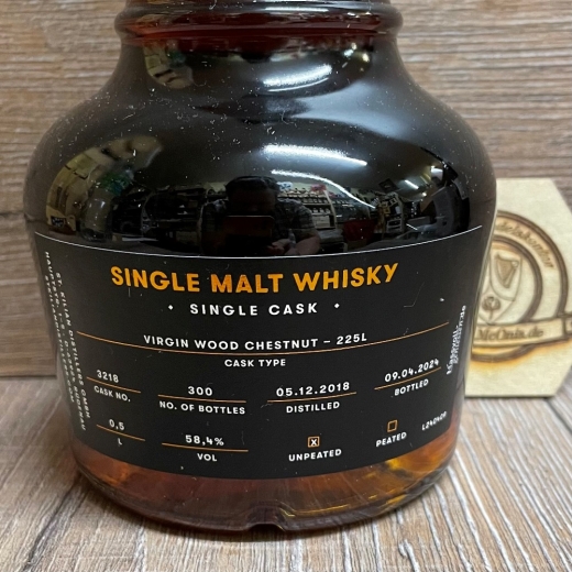 Whisky - St.Kilian - Sonderabfüllung - Single Cask 2024 - David´s Choice Virgin Chestnut - 0,5l