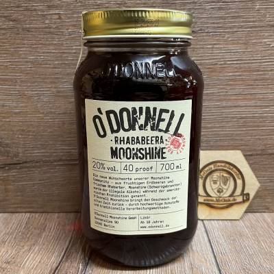 Moonshine ODonnell - Sonderedition Rhababeera 20% vol. - 700ml - Community Edition - limitiert