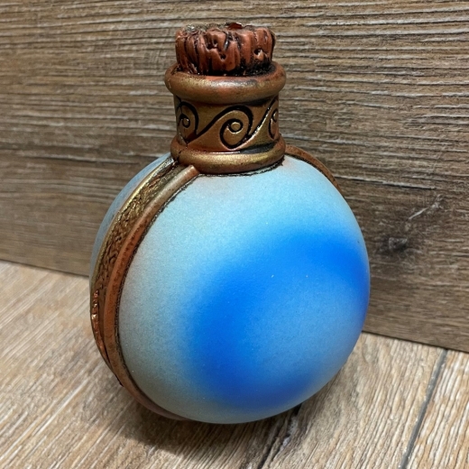 LARP - Props - Trankflasche verstärkt blau/ Reinforced Potion blue - Manatrank - Magiedarstellung, Theater, Karneval, Fasching