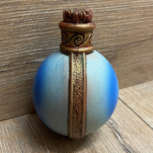 LARP - Props - Trankflasche verstärkt blau/ Reinforced Potion blue - Manatrank - Magiedarstellung, Theater, Karneval, Fasching