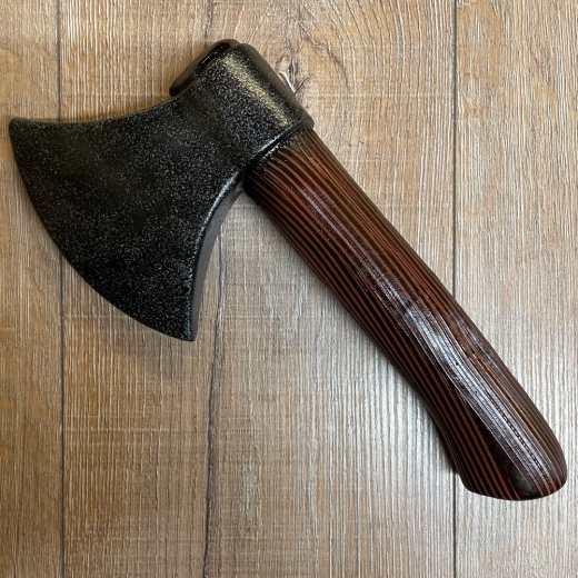 LARP - Axt - Holzfäller/ Woodsman - Wurfaxt - dunkel - 26cm