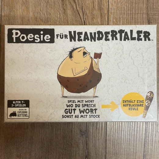 Spiel - Gesellschaftsspiel - Poesie für Neandertaler