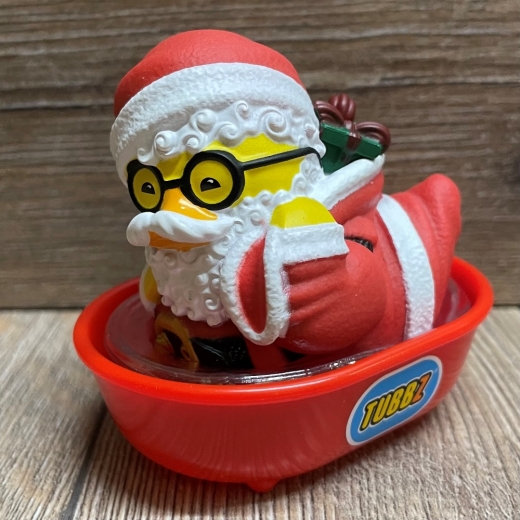 TUBBZ - Deko-Enten - Santa Claus - Nikolaus/ Weihnachtsmann - Mini Edition